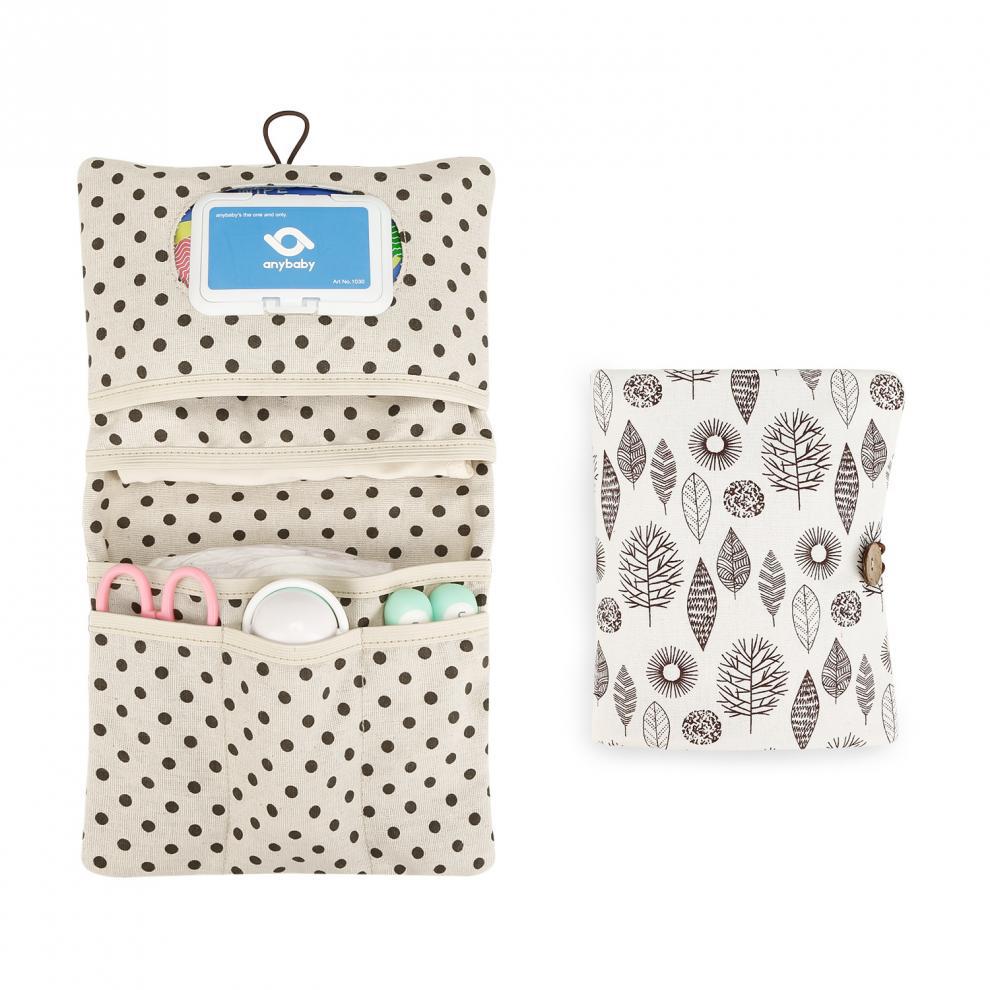 Diaper Caddy Organizer - Waterproof Baby Diaper Storage Bag Reusable