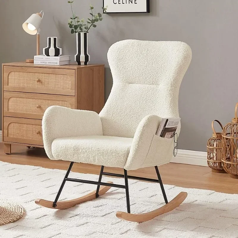 Baby Nursery Glider Chair - Hansones Rocking Chair Nursery,Modern Accent Rocking