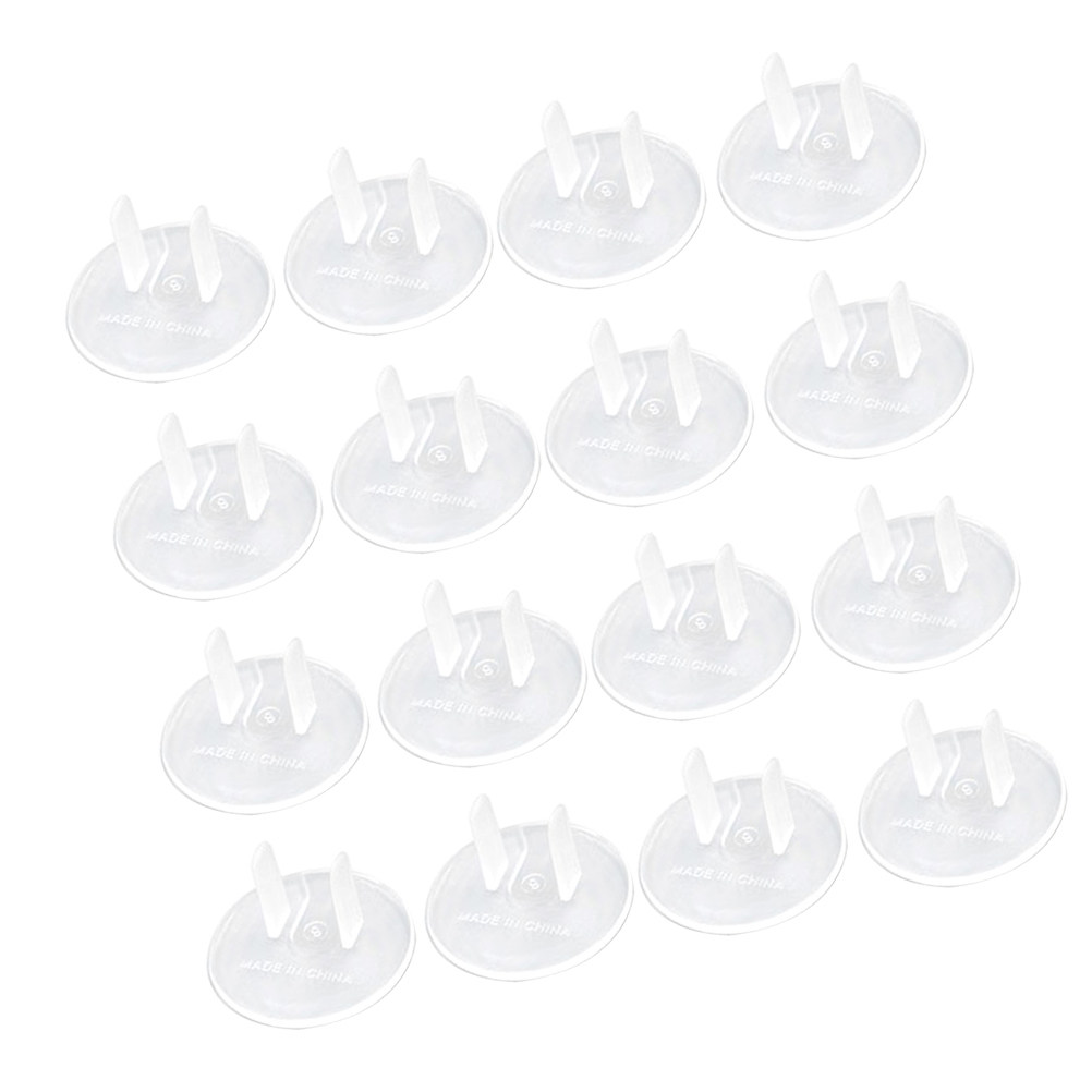 Baby Nursery Outlet - 32Pcs Childproof Socket Cover Transparent Heavy