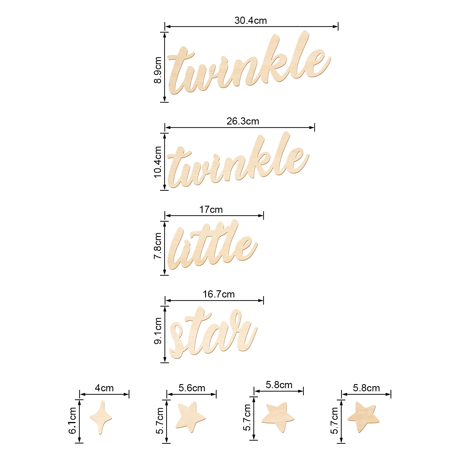 Twinkle Twinkle Little Star Wo - Baby Nursery Art 评论和价格