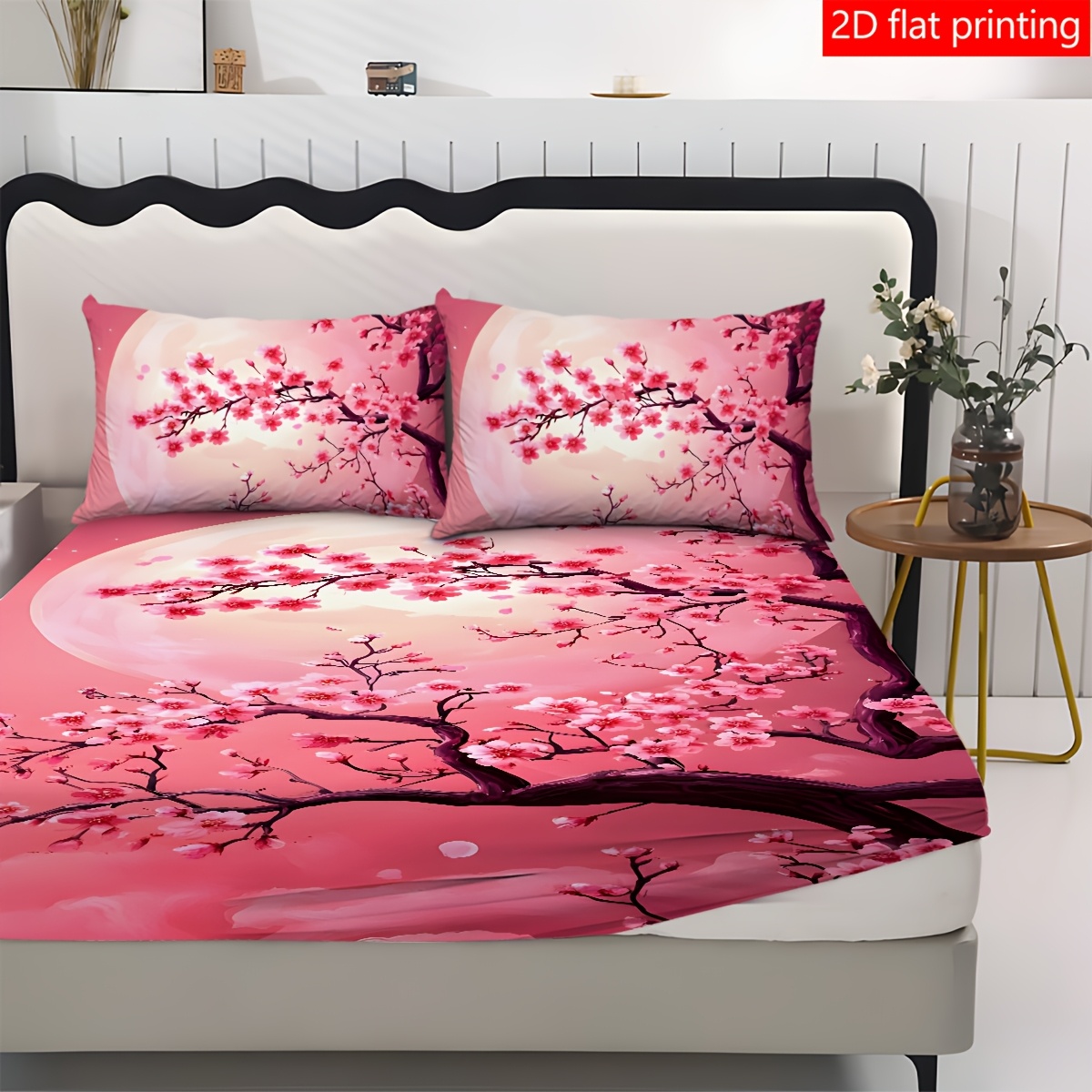 Pink Moon Cherry Blossom Tree  - Baby Nursery Bedding 评论和价格