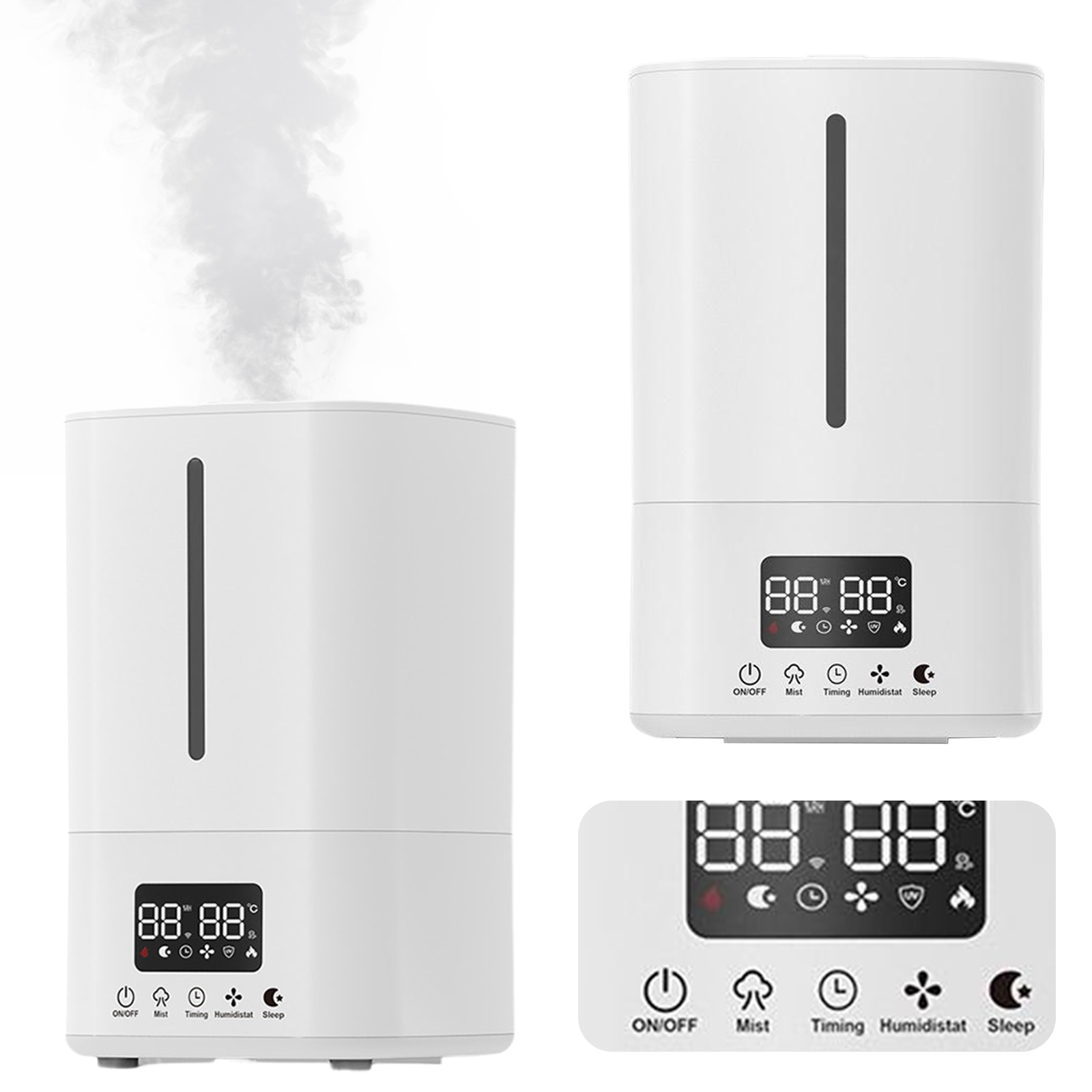 5L Air Humidifier with Air Pur - Humidifier Nursery Quiet 评论和价格