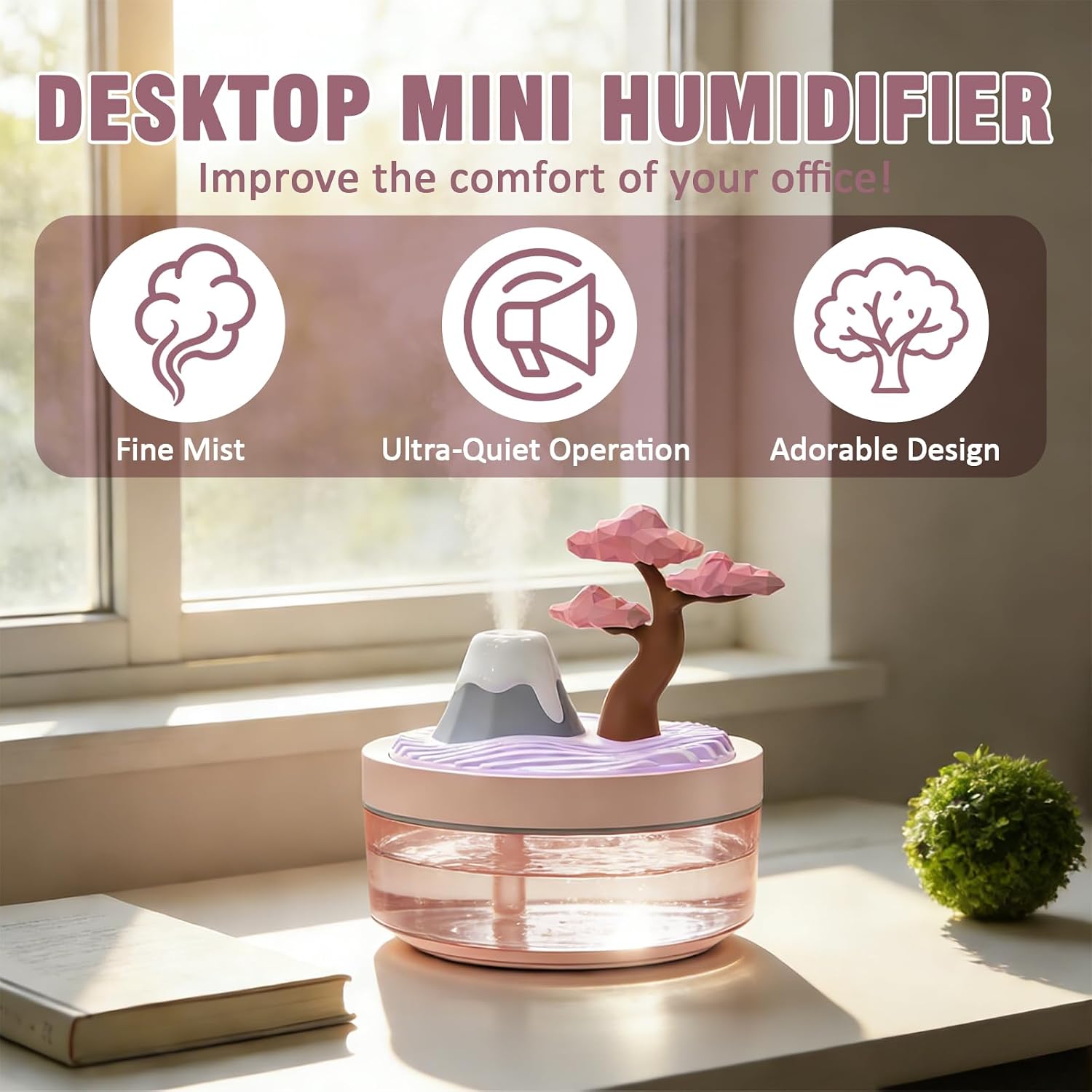 2026 New Upgrade Cherry Blosso - Humidifier Nursery Quiet 评论和价格