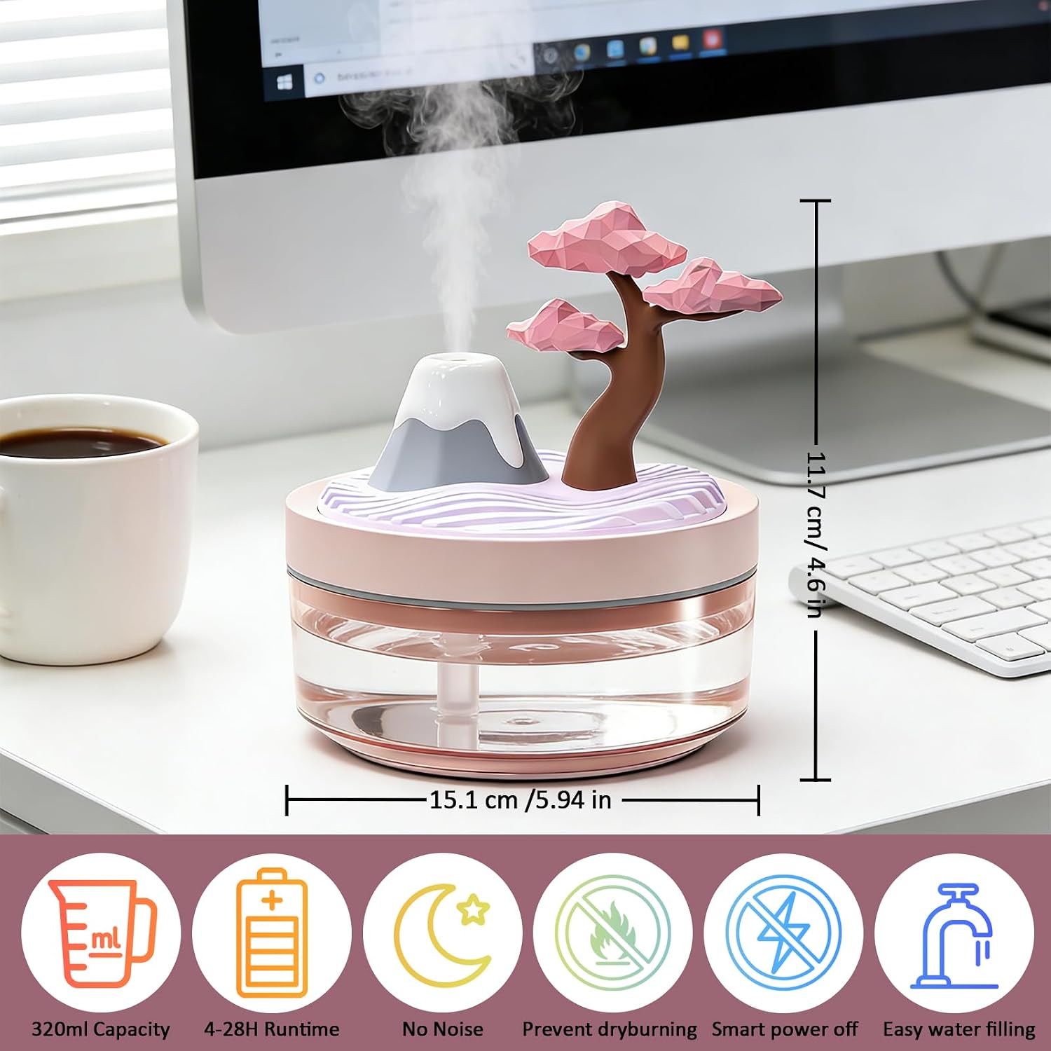 2026 New Upgrade Cherry Blosso - Humidifier Nursery Quiet 评论和价格