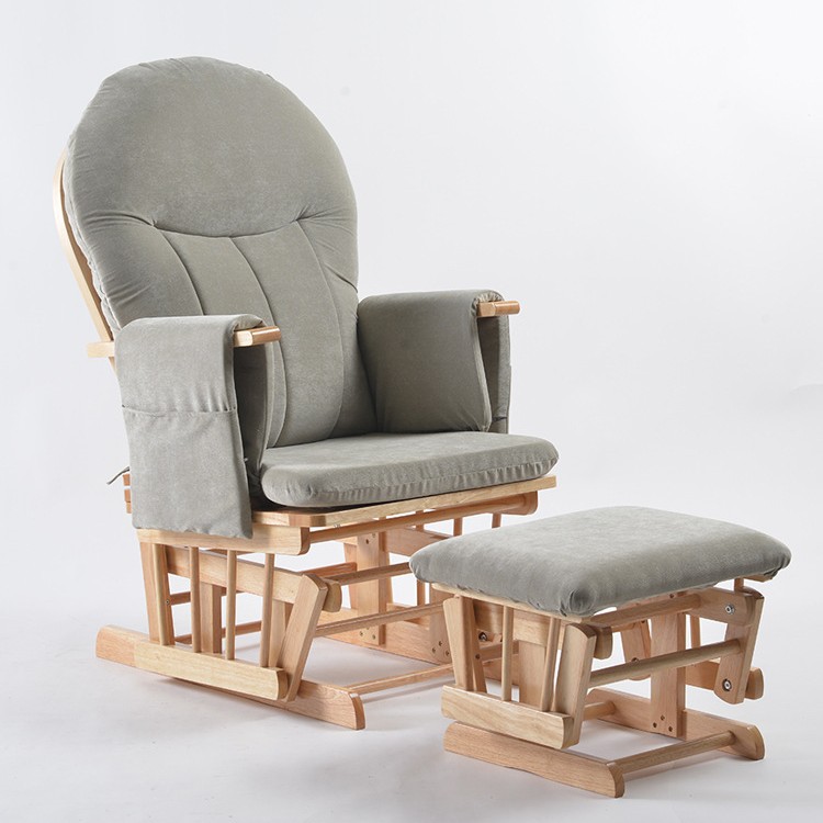 Modern Glider Cushion Maternit - Baby Nursery Glider Chair 评论和价格