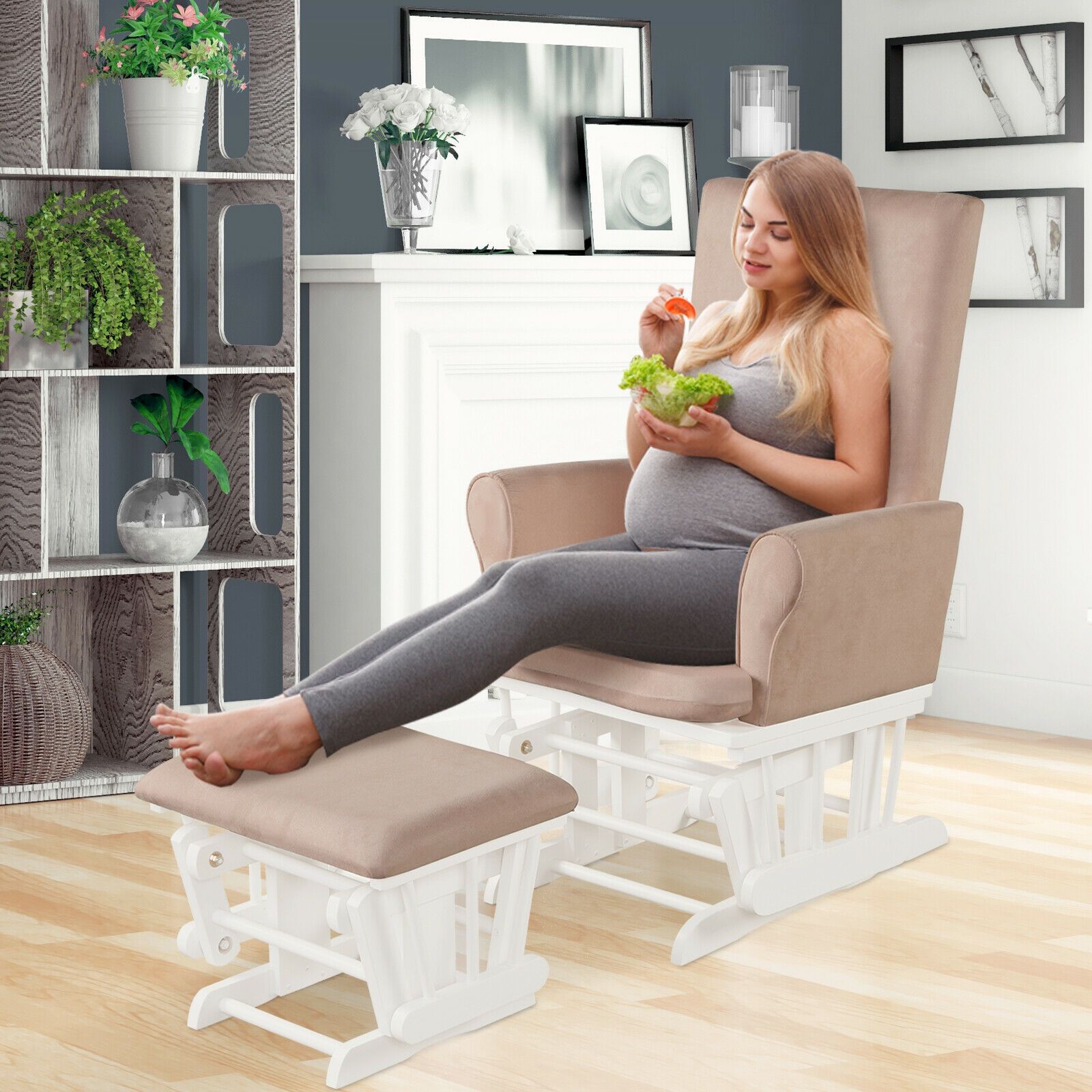 Baby Nursery Relax Rocker Rock - Baby Nursery Glider Chair 评论和价格