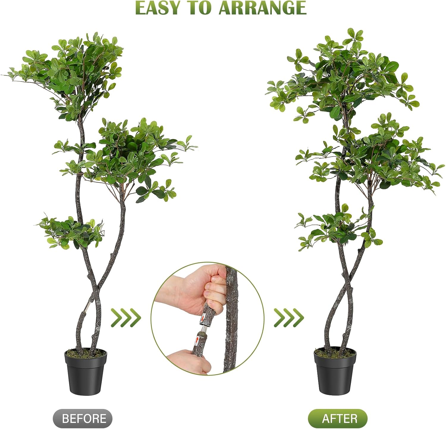 Artificial Plants Indoor, 5/6  - Baby Nursery Artwork 评论和价格