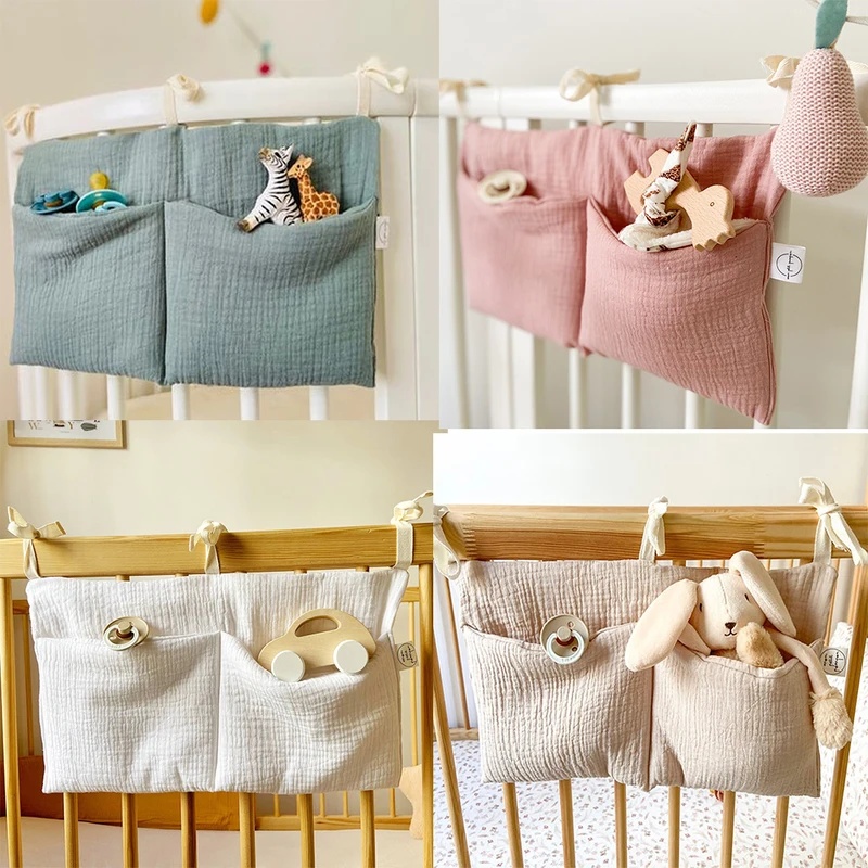 1/2pcs Baby Crib Organizer Cot - Diaper Caddy Organizer 评论和价格