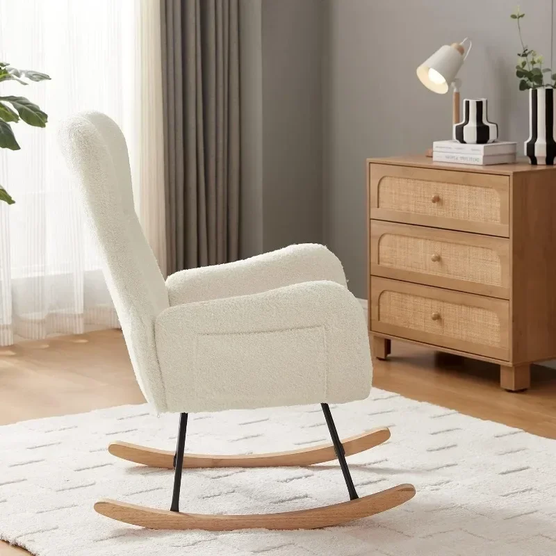 Hansones Rocking Chair Nursery - Baby Nursery Glider Chair 评论和价格