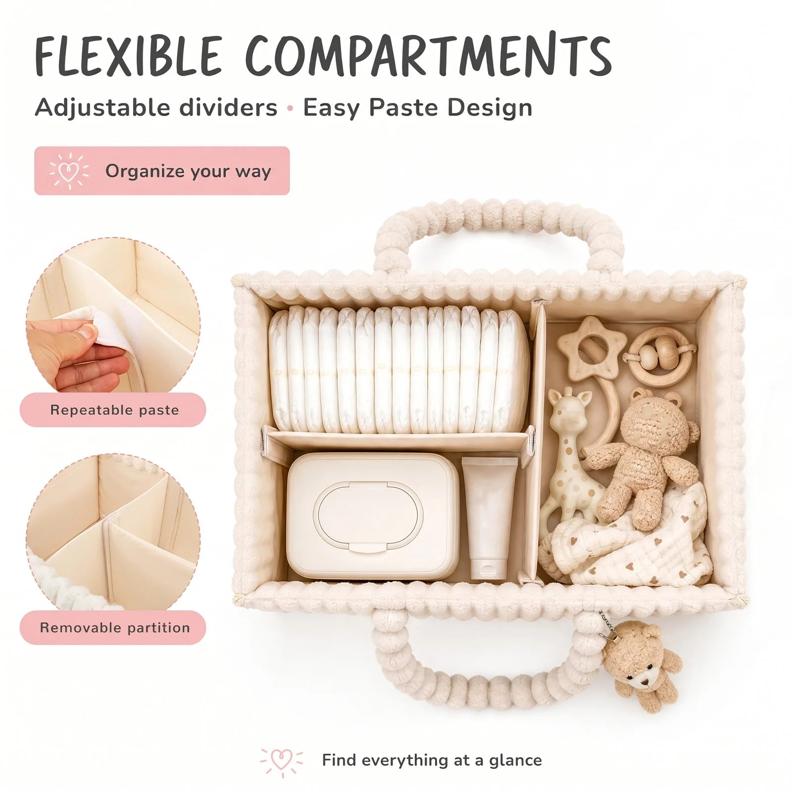 Baby Diaper Caddy Organizer Co - Diaper Caddy Organizer 评论和价格