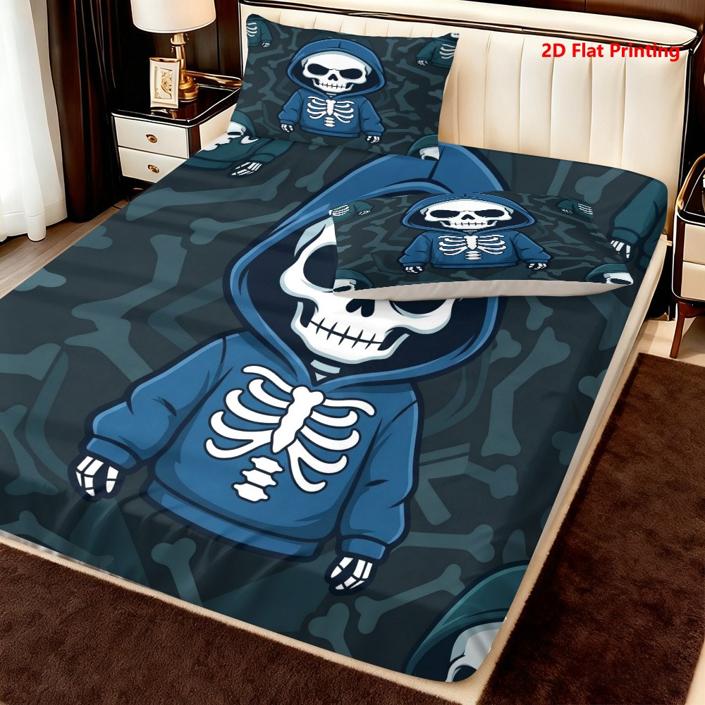 Skull Hoodie Bedding Set Bed S - Baby Nursery Bedding 评论和价格