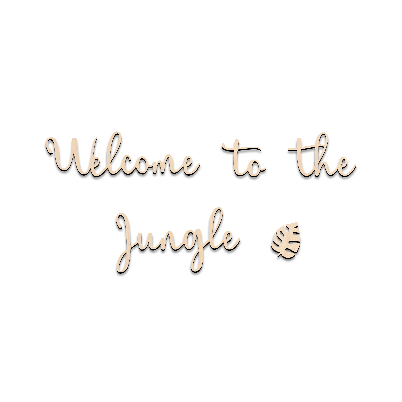 Welcome to the Jungle Wooden S - Baby Nursery Artwork 评论和价格