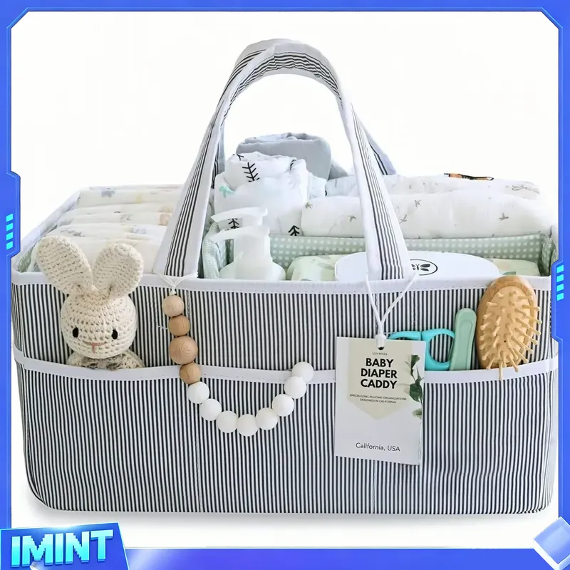 Fabric Diaper Caddy Organizer, - Diaper Caddy Organizer 评论和价格