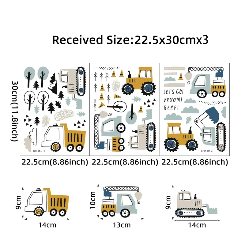Hand Drawn Cute Cars Cargo Tru - Baby Nursery Bedding 评论和价格