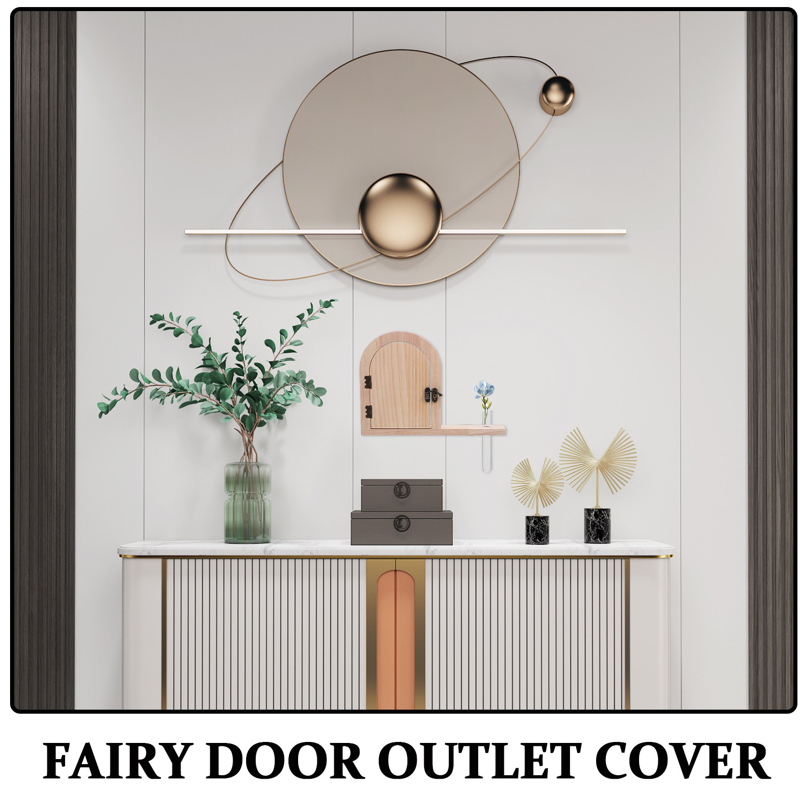 Fairy Door Outlet Cover Wooden - Baby Nursery Outlet 评论和价格