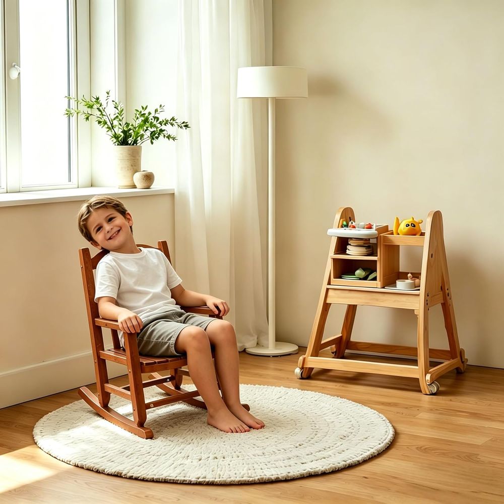 Toddler Rocking Chair Kids Chi - Baby Nursery Age 评论和价格
