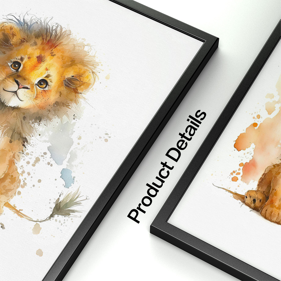 Nursery Animals Lion Giraffe R - Baby Nursery Animal Pictures 评论和价格
