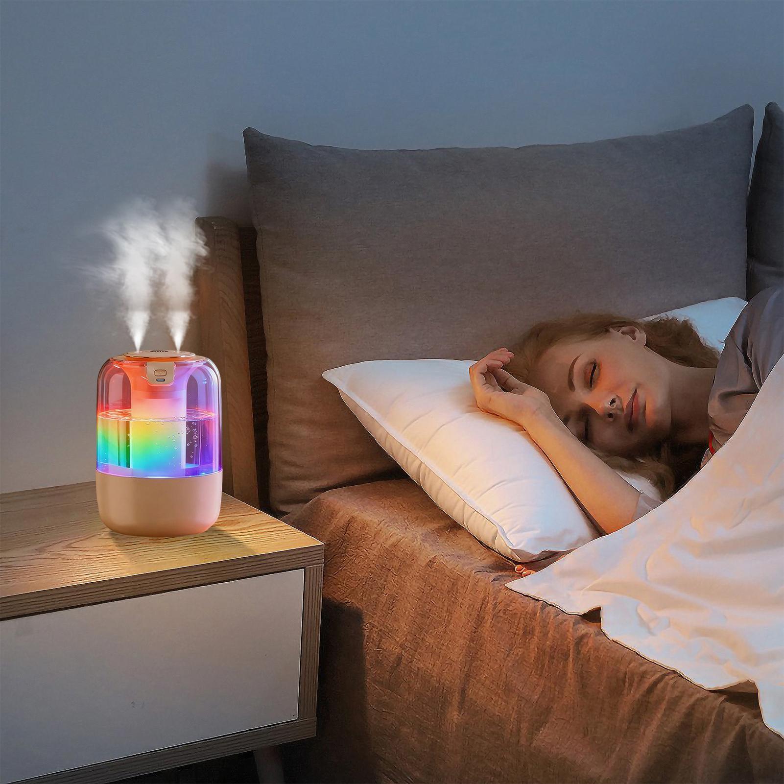 Bedroom Humidifier With Night  - Humidifier Nursery Quiet 评论和价格