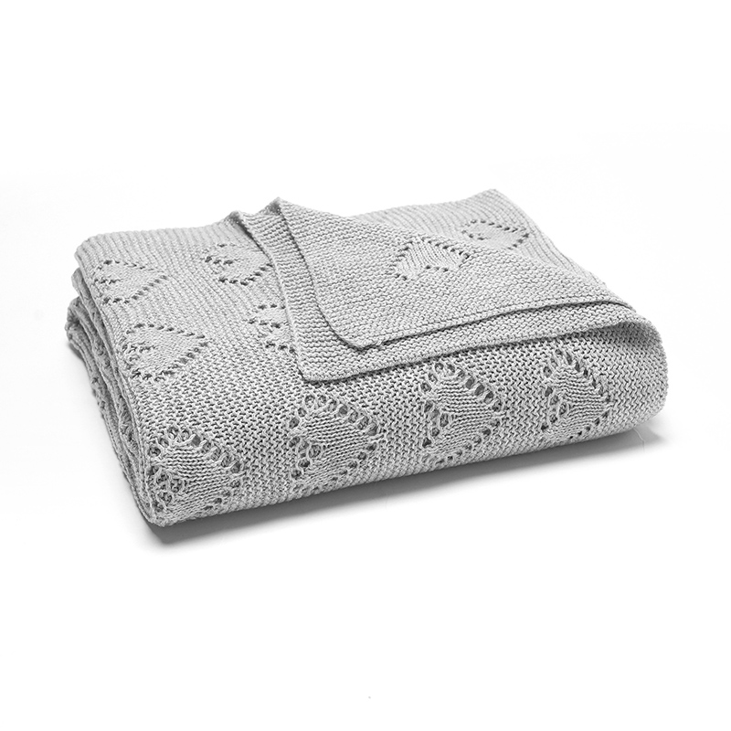 Baby Cotton Blankets Knitted N - Baby Nursery Bedding 评论和价格