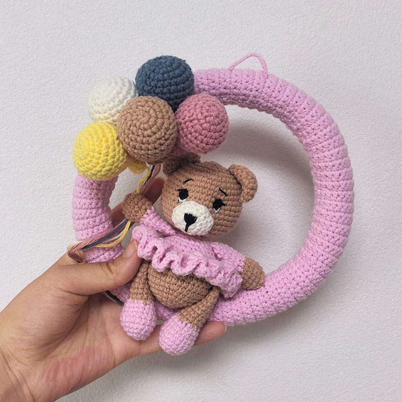 Personalized Crochet Name Wrea - Baby Nursery Artwork 评论和价格